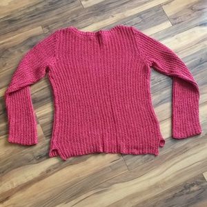 Ralph Lauren Sweaters - Ralph Lauren Co. Red-Pink Chunky Knit Sweater Ralph Lauren Sweaters - Ralph Lauren Co. Red-Pink Chunky Knit Sweater